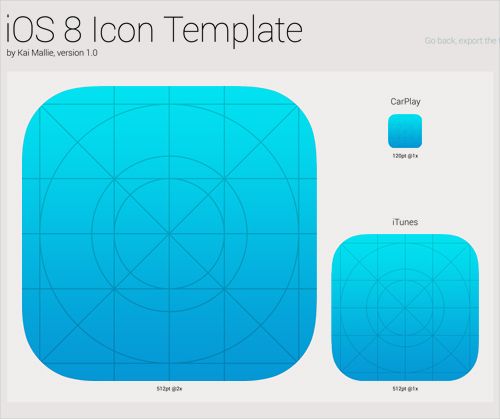 500x419 Ios Icon Template Mockup Design, Mockup, Free