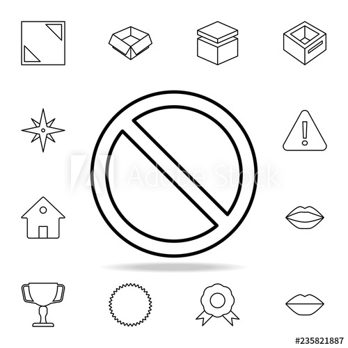 500x500 A Temporary Sign Can Be Stopped Icon Detailed Set Of Simple Icons