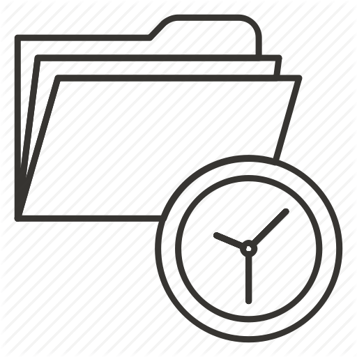 512x512 Document, Documents, Files, Folder, Temp, Temporary, Time Icon