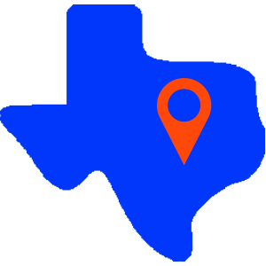 300x300 Texas Icon With Location Marker