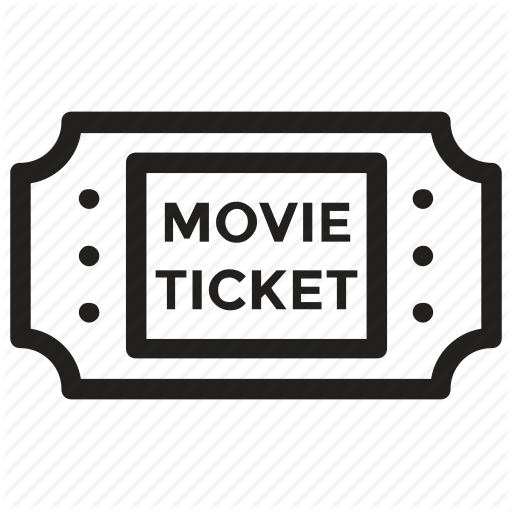 512x512 Cinema Ticket, Movie Raffle, Movie Ticket, Theater Ticket, Ticket Icon