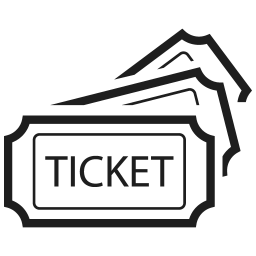 256x256 Ticket Icon Myiconfinder
