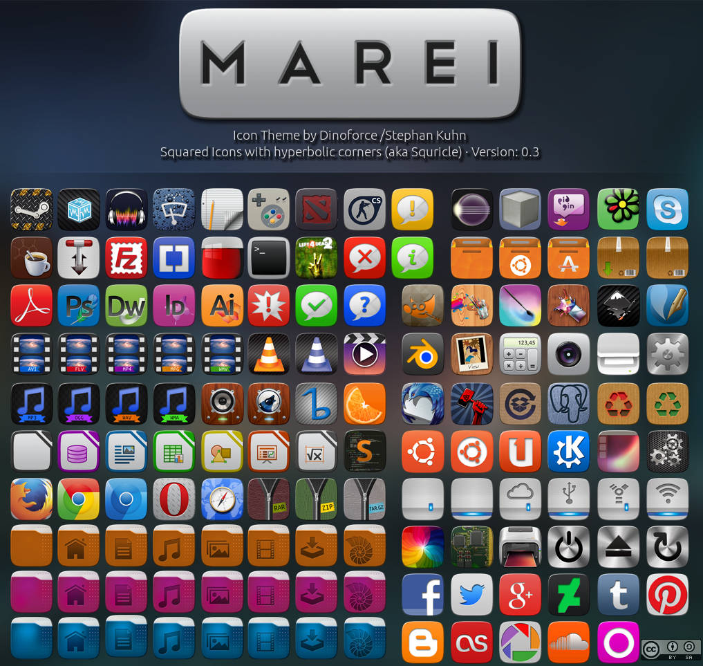 1017x963 Icon Themes On Custom Linux