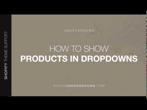 480x360 How To Show Products In Dropdown Menus
