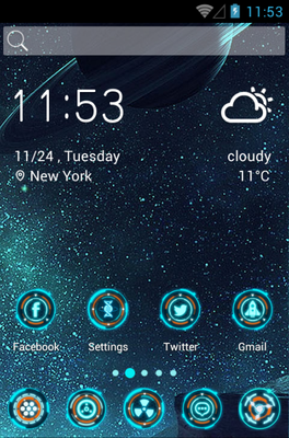 264x400 Space Android Themes