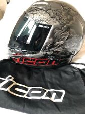 169x225 Icon Airmada Thriller Blue Motorcycle Helmet L For Sale Online Ebay