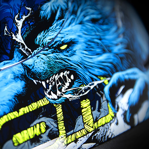 600x600 Icon Airmada Thriller Blue Kaski Za Motor + Dark Visor