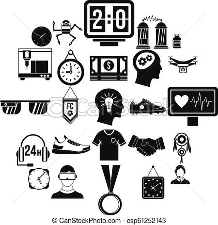 450x464 Ticker Icons Set, Simple Style Ticker Icons Set Simple Set