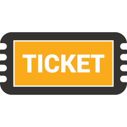 256x256 Ticket Icon Myiconfinder