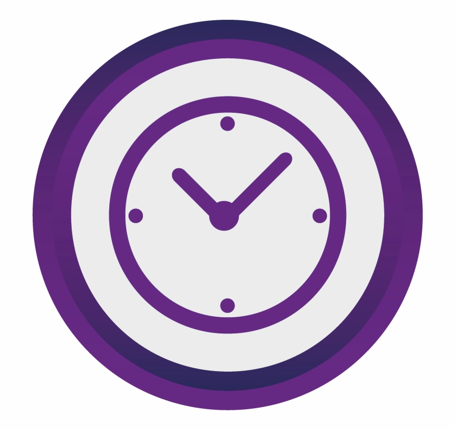 920x869 Purple Clock Icon