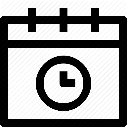 512x512 Calendar, Calendar Icon, Clock, Clock Icon, Time Icon
