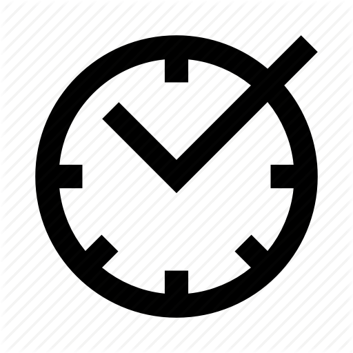 512x512 Check, Clock, Done, Time, Todo Icon