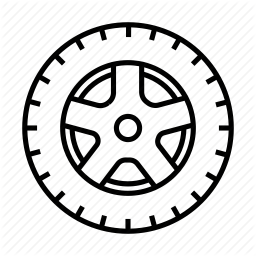 512x512 Auto Tire, Car Service, Tire, Tires, Wheel Icon