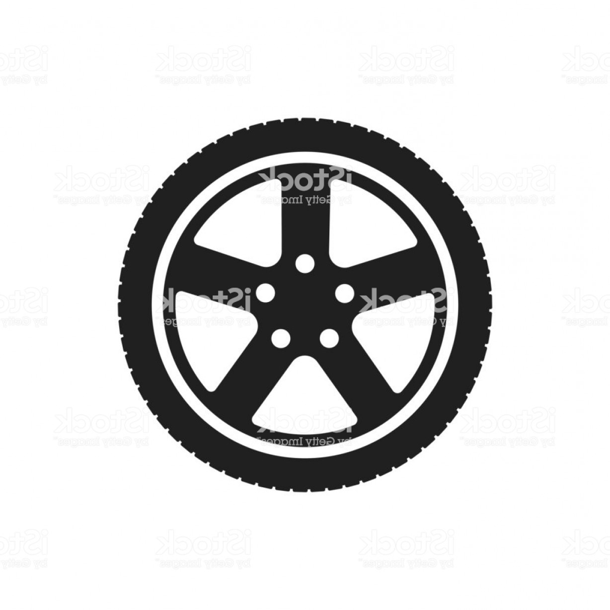 1228x1228 Tire Icon Vector Studiogrfx