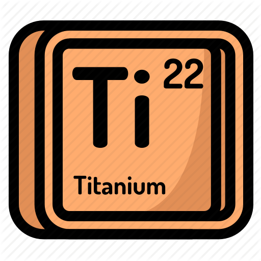 512x512 Atom, Atomic, Chemistry, Element, Mendeleev, Titanium Icon