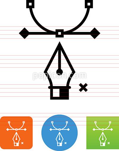 400x505 Illustrator Pen Tool Icon