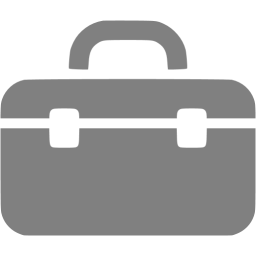 256x256 Gray Tool Box Icon