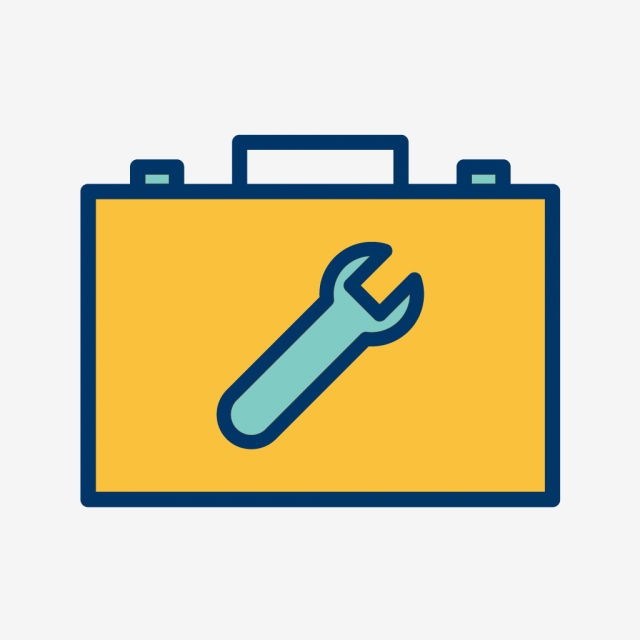 640x640 Vector Tool Box Icon, Tool Box Icon, Tools Icon, Work Icon Png