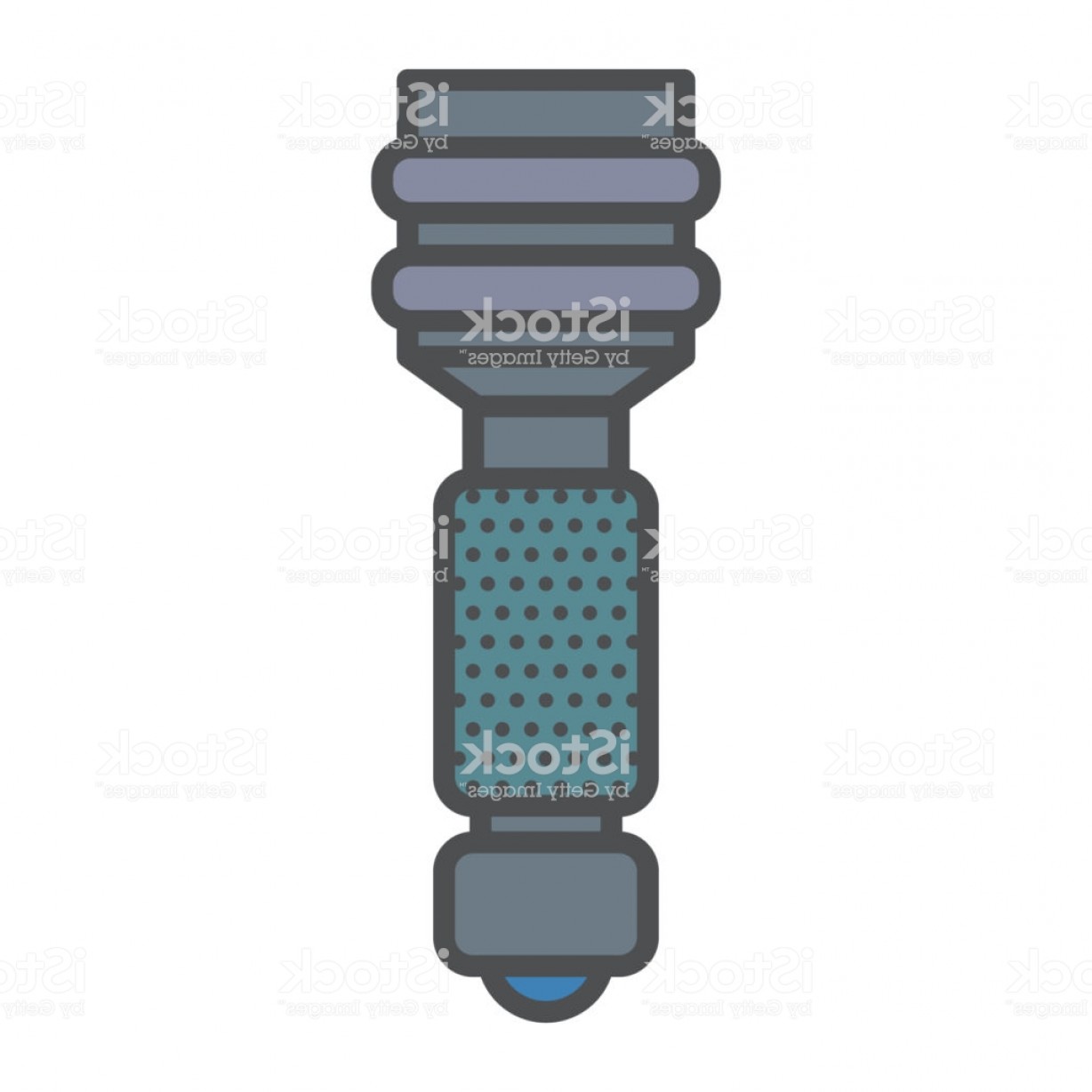 1228x1228 Flashlight Icon Torch Vector Flat Illustarion Isolated On White