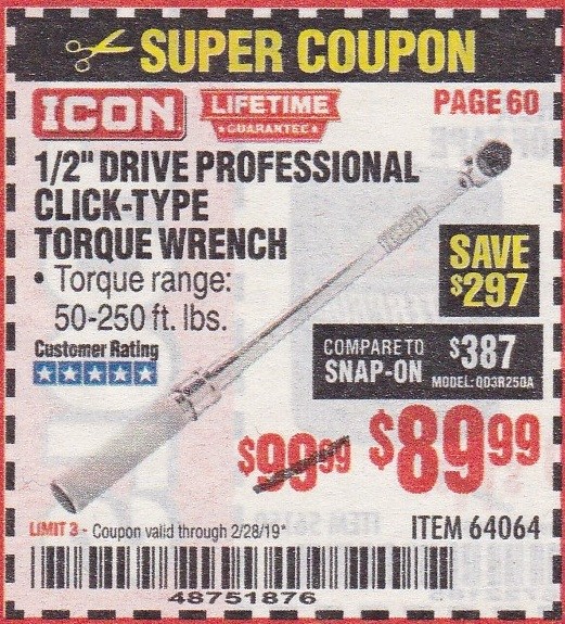 Icon Driver Professional Click Type Torque Wrench Expires 521x575 Icon Driver Professional Click Type Torque Wrench Expires