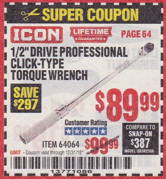 Icon Drive Professional Click Type Torque Wrench Expires 535x577 Icon Drive Professional Click Type Torque Wrench Expires