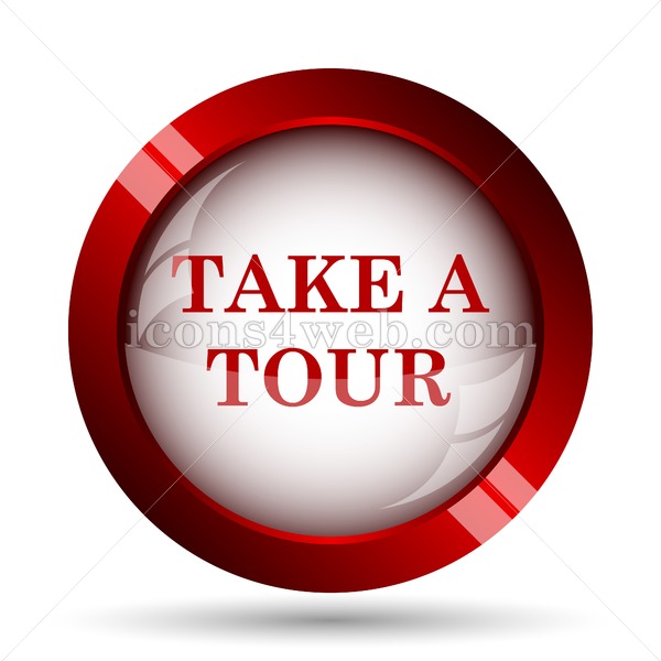 600x600 Take A Tour Website Icon High Quality Web Button