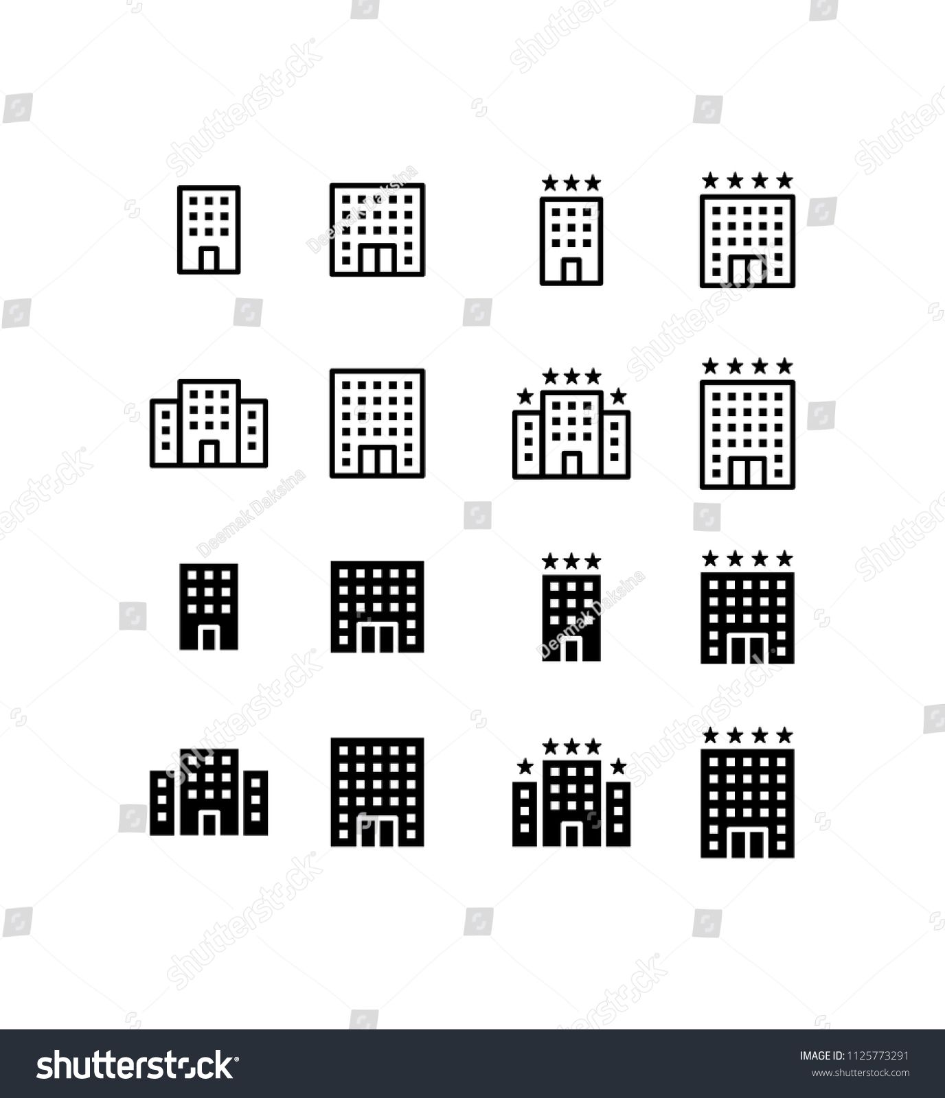 1376x1600 Hotel Icon Set Hotel, Architecture, Building, Apartment, City