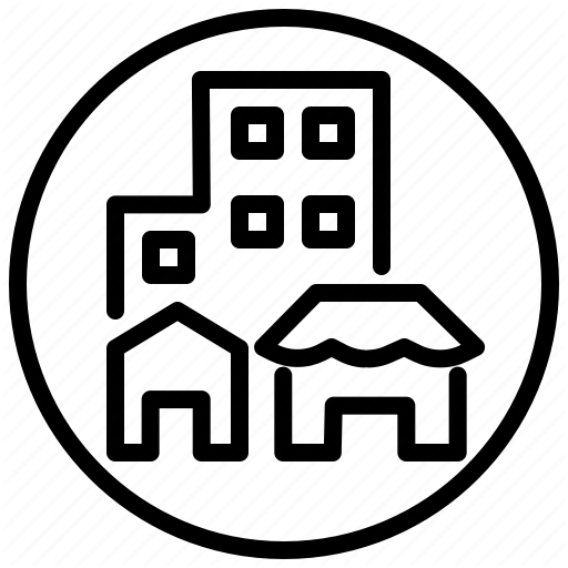 512x512 Business, City, Community, House, Shop, Town Icon