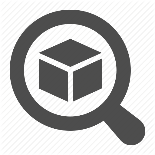 512x512 Box, Crate, Delivery, Magnifying Glass, Package, Tracker, Tracking