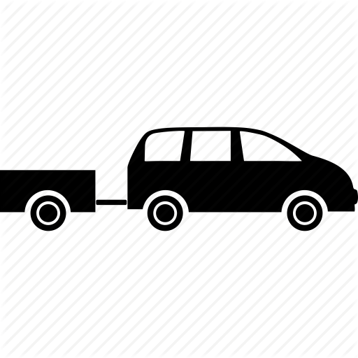 512x512 Car, Delivery, Logistic, Shipment, Trailer, Transport