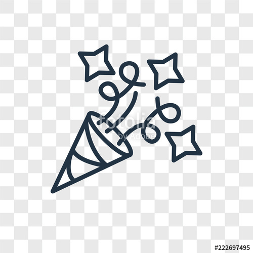 500x500 Party Icons Isolated On Transparent Background Modern