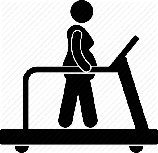 512x495 Exercise, Gym, Pregnant, Treadmill, Walking, Woman, Workout Icon