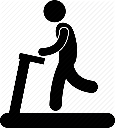 458x512 Gym, Gymnasium, Jogging, Man, Running, Treadmill, Walking Icon
