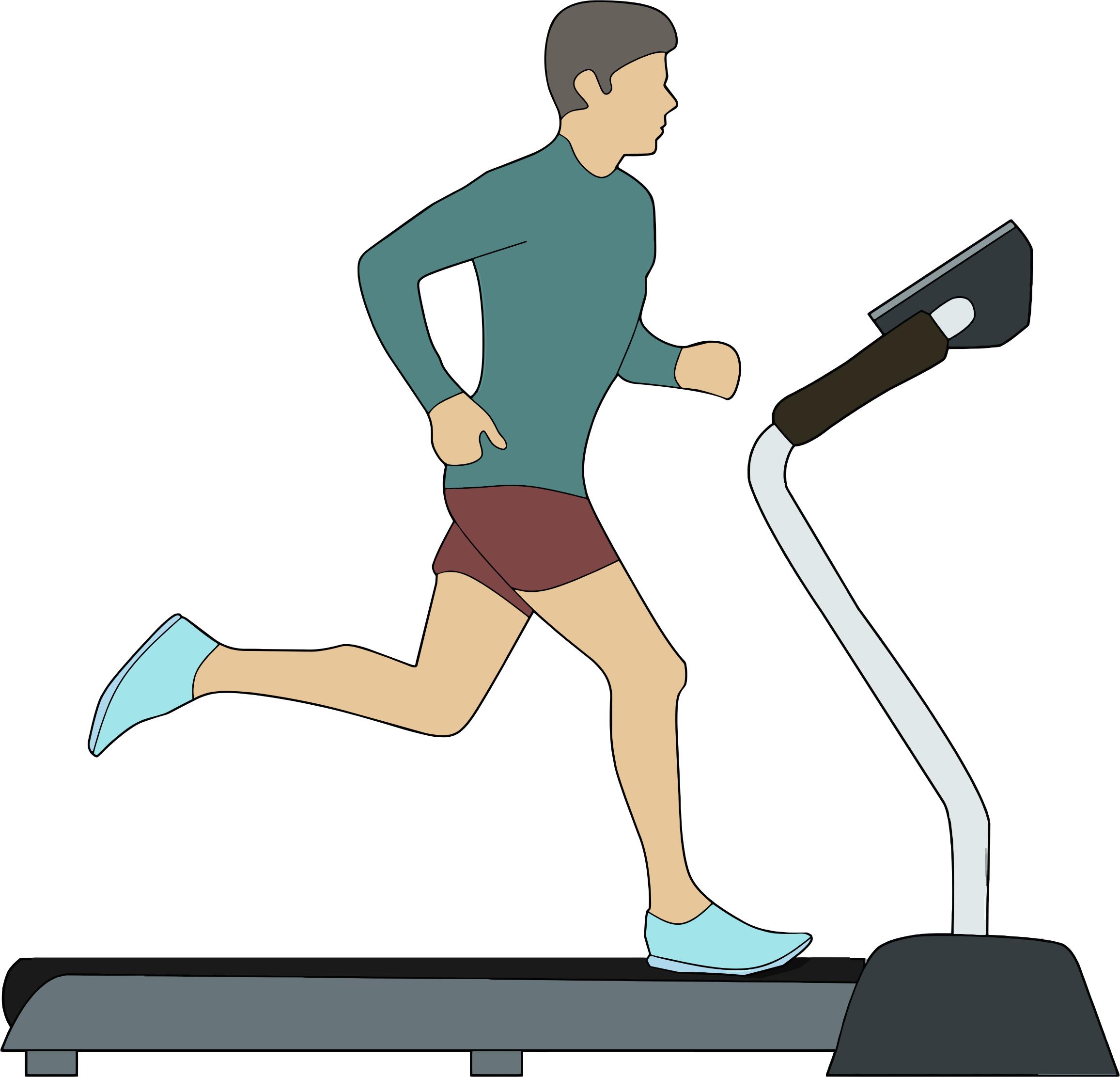 2312x2222 Man On Treadmill Icons Png