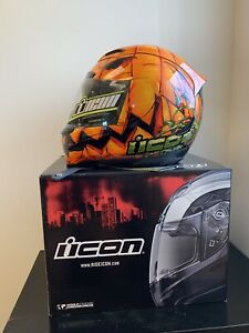 225x300 Icon Trick Or Street Xl Helmet Ebay