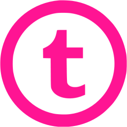 256x256 Deep Pink Tumblr Icon