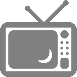 256x256 Gray Tv Icon