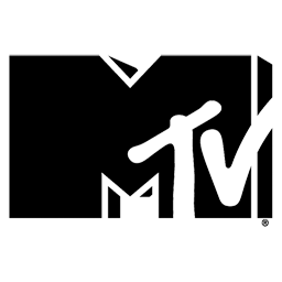 256x256 Mtv Black Icon Download Tv Channel Icons Iconspedia