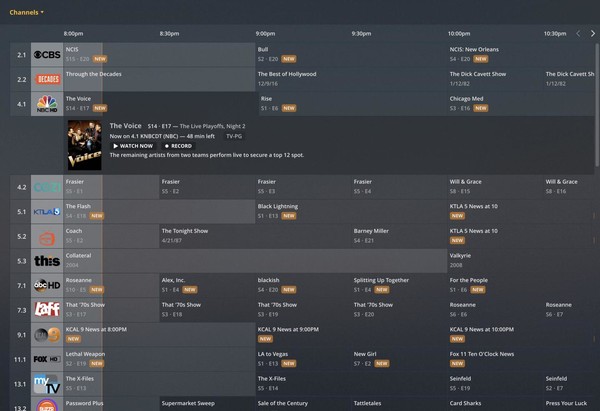 Plex Adds A Schedule Grid For Live Tv Cordcutters 600x411 Plex Adds A Schedule Grid For Live Tv Cordcutters