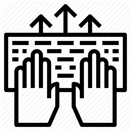 512x512 Hand, Information, Input, Keyboard, Typing Icon