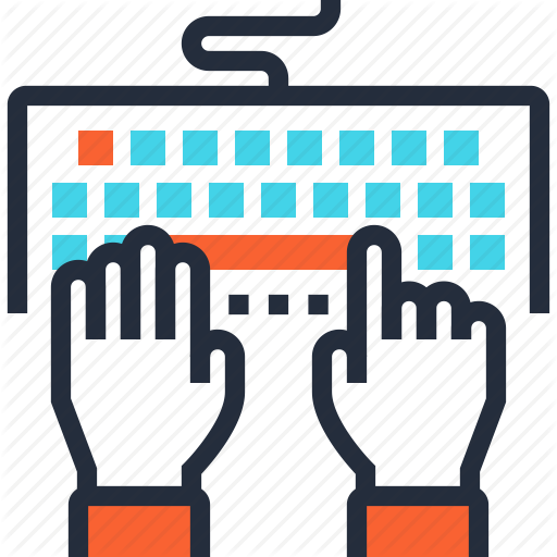 512x512 Code, Coding, Hands, Keyboard, Program, Programming, Typing Icon