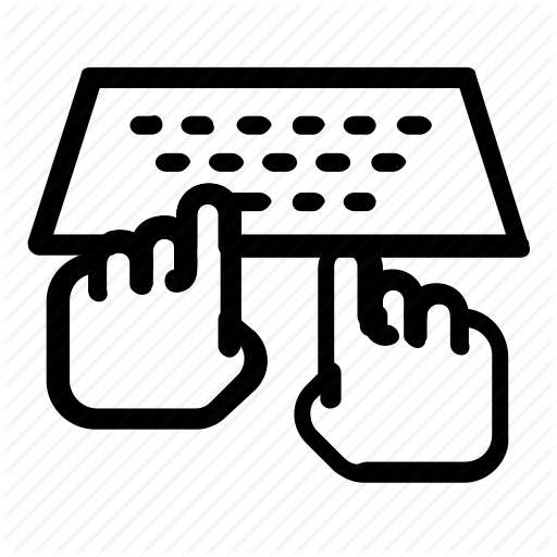 512x512 Gesture, Input, Keyboard, Typing Icon