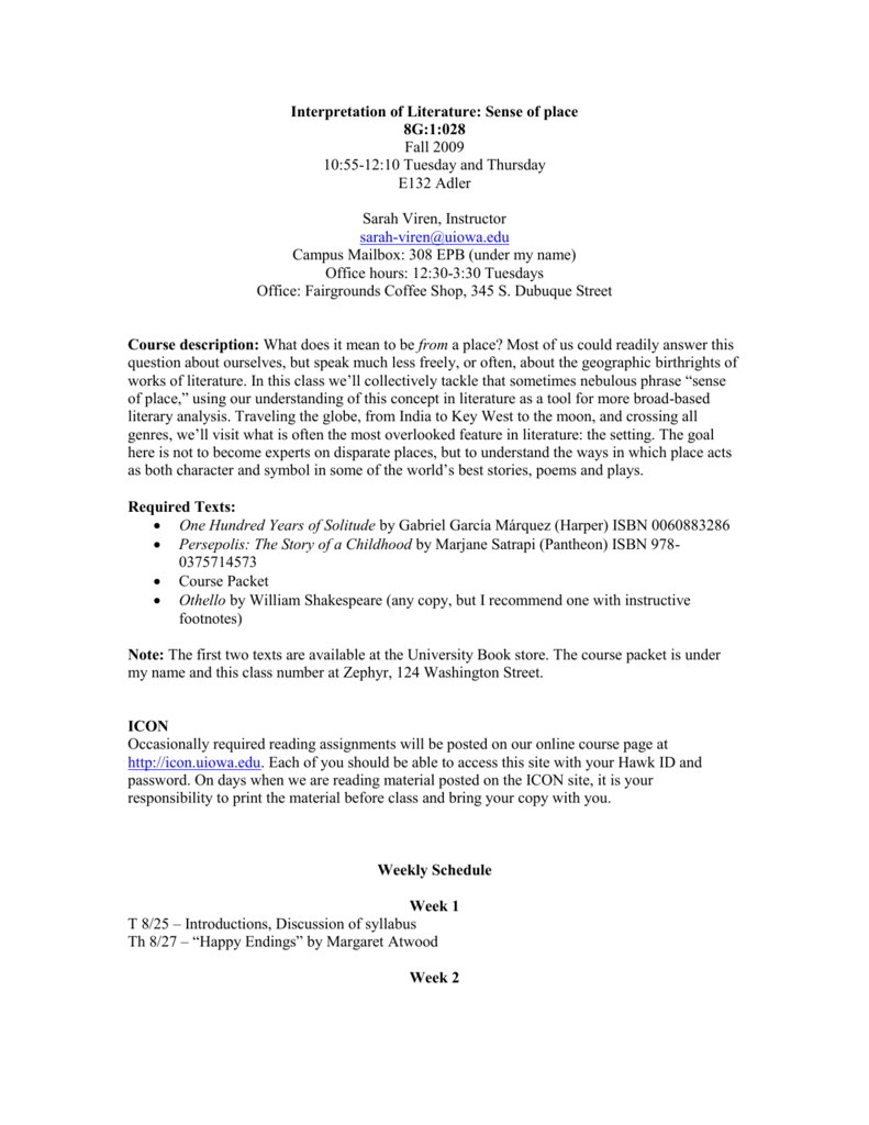 791x1024 Interpretation Of Literature Sense Of Place Fall