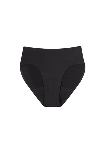 333x500 Icon French Cut Pee Proof Underwear, Black, Moderate Absorbency