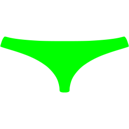 256x256 Lime Womens Underwear Icon