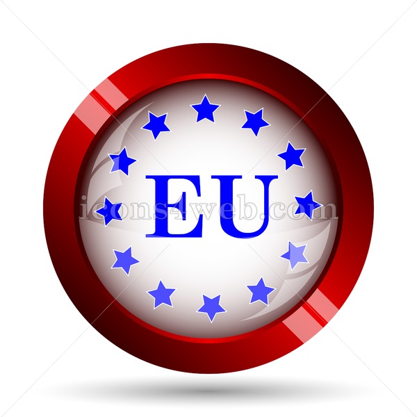 600x600 European Union Website Icon High Quality Web Button