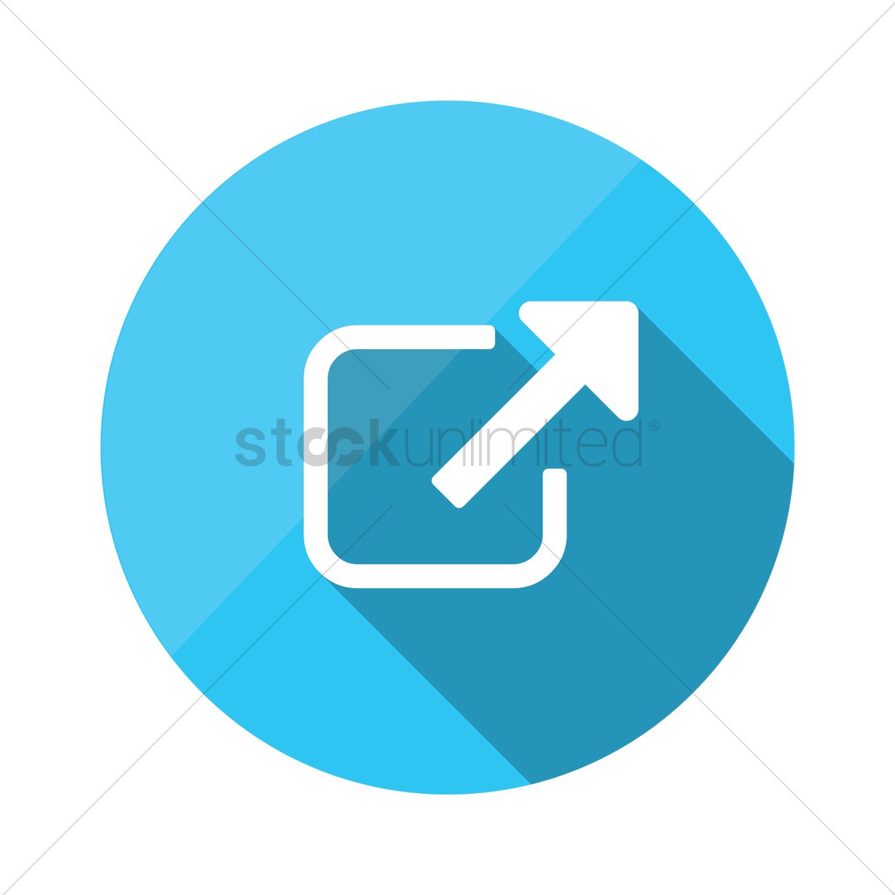 1300x1300 External Link Url Icon Vector Image