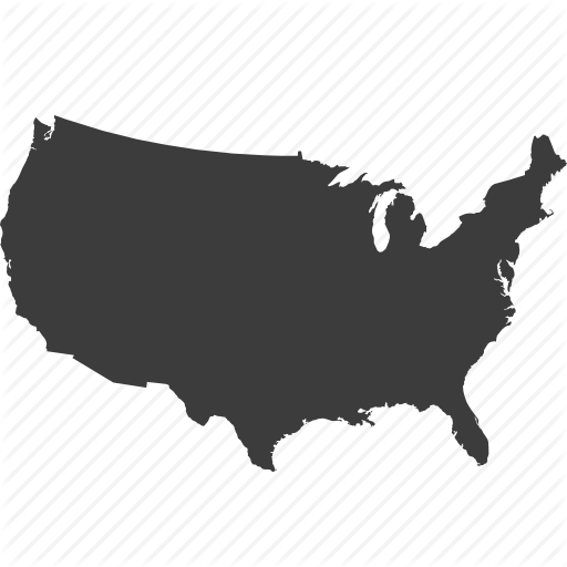 512x512 America, Location, Map, United States Map, Us Map, Usa Icon