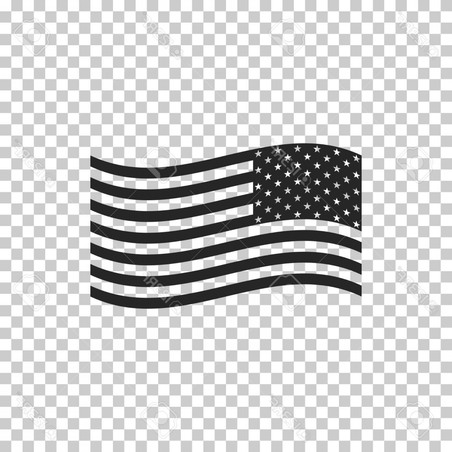 1560x1560 Photostock Vector American Flag Icon Isolated On Transparent