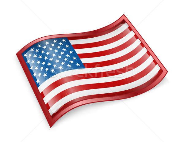 600x464 Usa Flag Icon Stock Photo Andrey Zyk